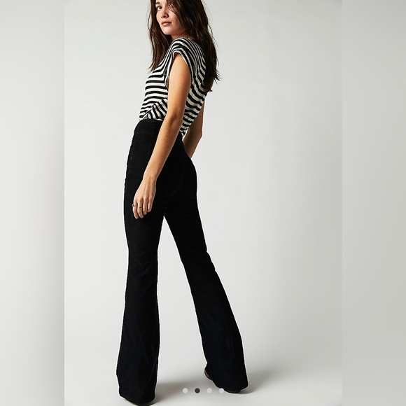 Free people Jayde Cord flare jeans - green - Picture 5 of 9